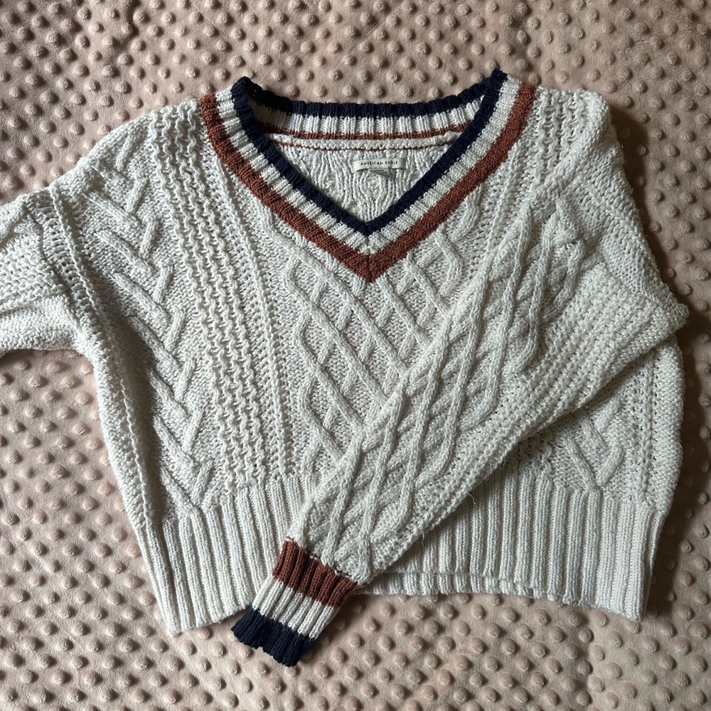 Medium American Eagle Ribbed Sweater